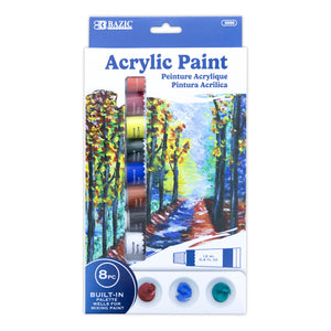 Acrylic Paint 8 Color 0.4 FL OZ (12 mL)