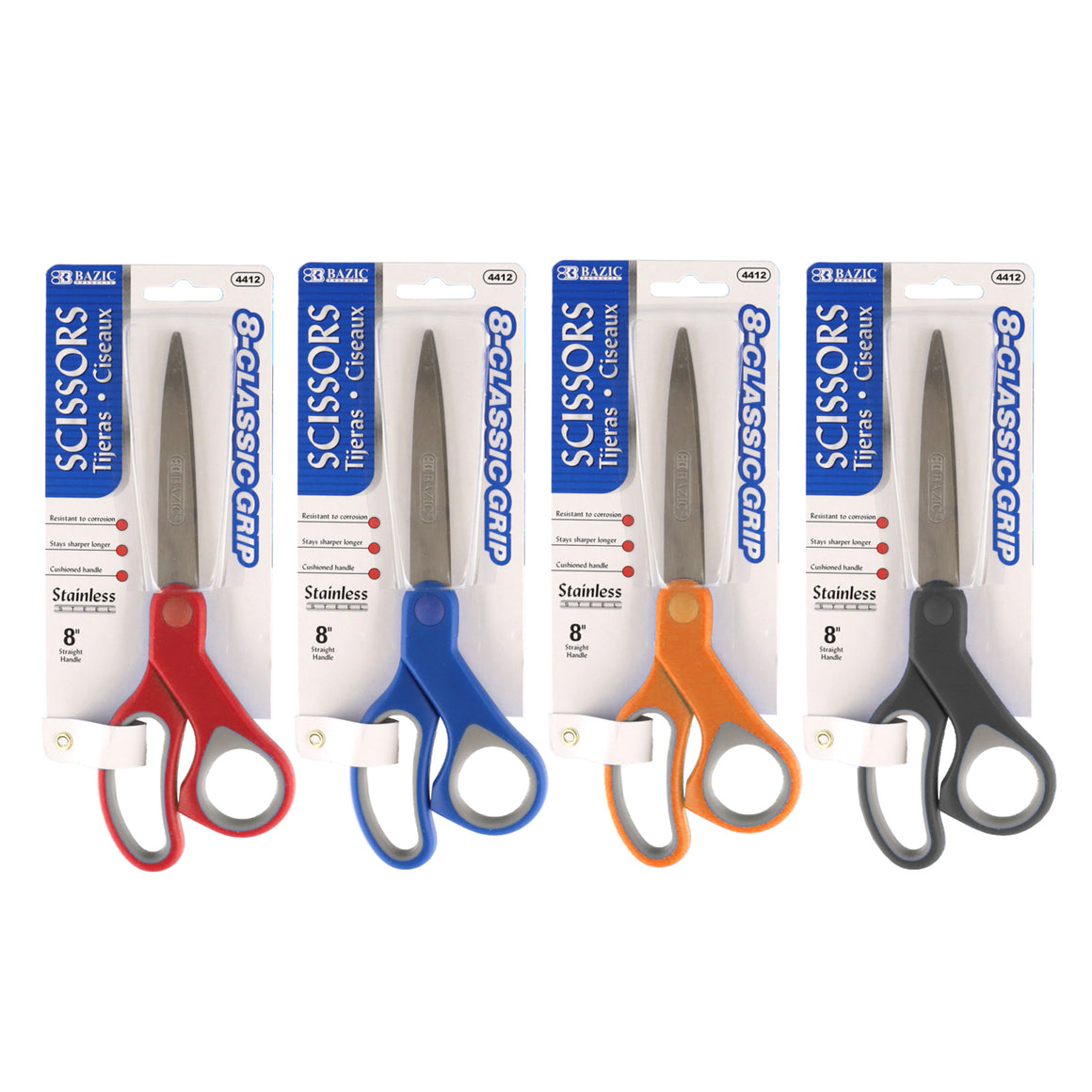 Office Scissors 8" Soft Grip