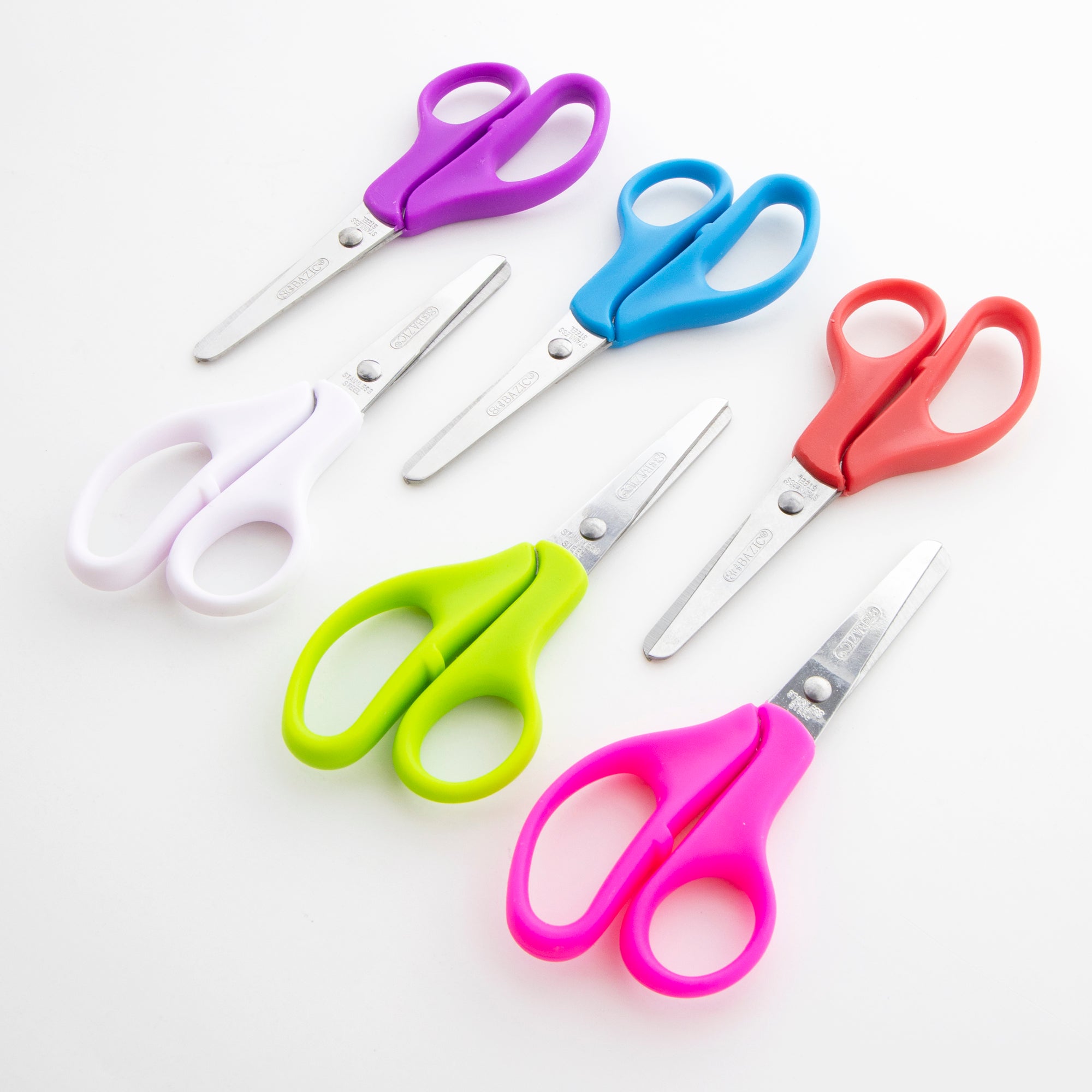 Softgrip® Pointed-tip Kids Scissors (5 in.), 3-pack