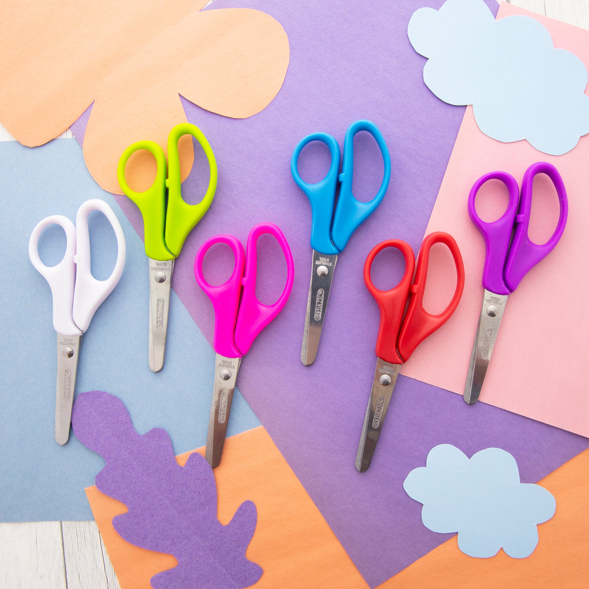 Classroom Scissors Round Tip, 5 Inches [24 PACK]
