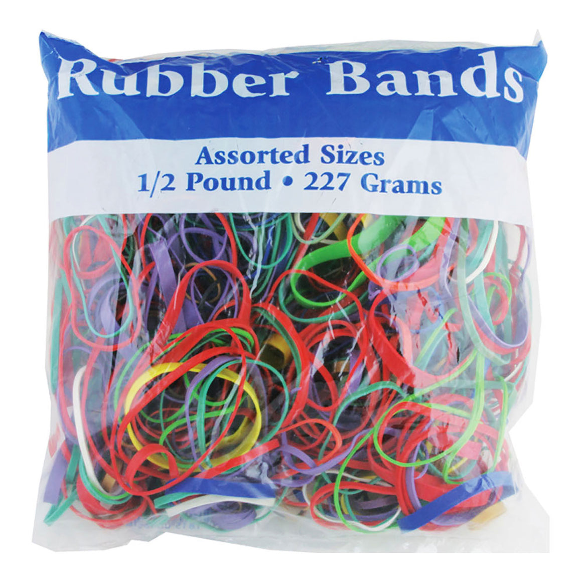 Assorted Dimensions 227g/ 0.5 lbs. Rubber Bands