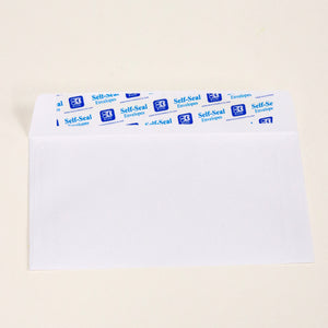 #6 3/4 Self-Seal White Envelope (65/Pack)