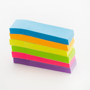 Flag Neon Page Markers 1" X 3" 80 Ct. (6/Pack)