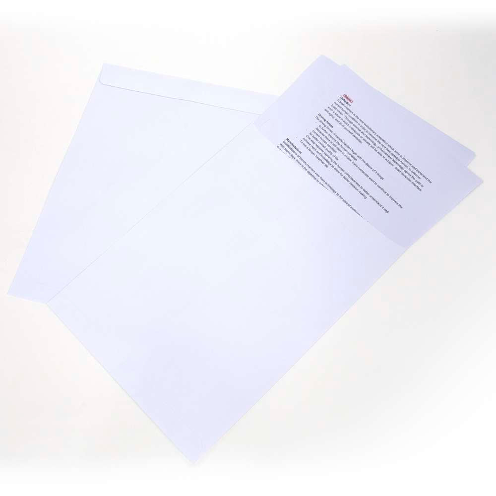 Custom 9 x 12 Catalog Envelopes with Peel & Stick Adhesive