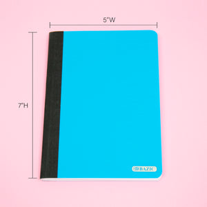 Composition Book Poly Cover 5" x 7" 80 Ct.