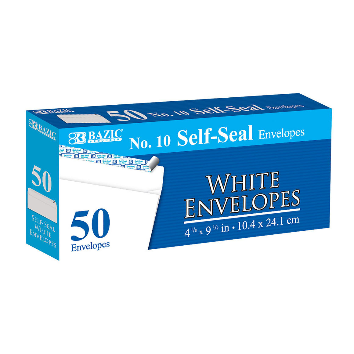 #10 Self-Seal White Envelope (50/Pack)