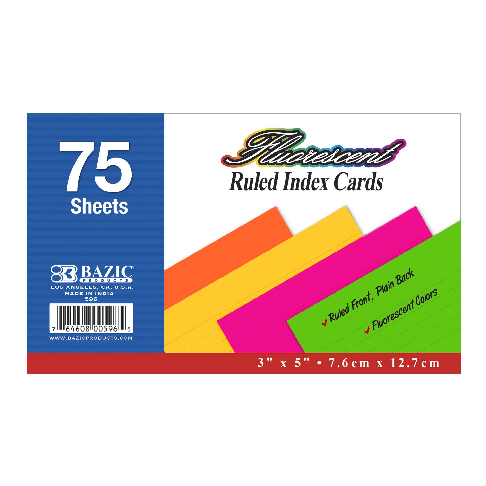 Index Cards 4 x 6,Blank on Both Sides Pastel Color Index