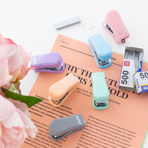 Mini Pastel Color Stapler Standard (26/6) w/ 500 Ct. Staples