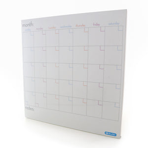 CUBIX Magnetic Dry Erase Calendar Tile 14" x 14"