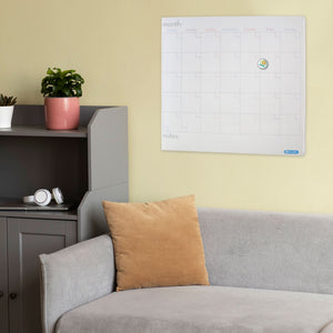 Magnetic Dry Erase Calendar Tile 14" x 14"