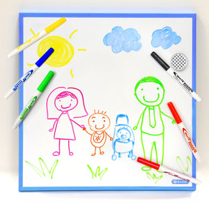 CUBIX Magnetic Dry Erase Tile 14" x 14"