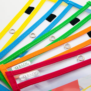 Reusable Dry Erase Pockets with Marker Holder