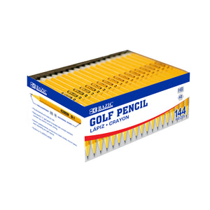 Yellow Pencil #2 Pre-Sharpened Golf Pencil (144/Pack)