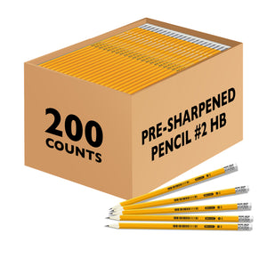 Yellow Pencil #2 Pre-Sharpened Premium (144/Pack)