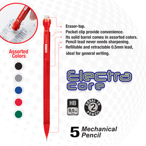 0.5 mm Electra Core Mechanical Pencil (5/Pack)