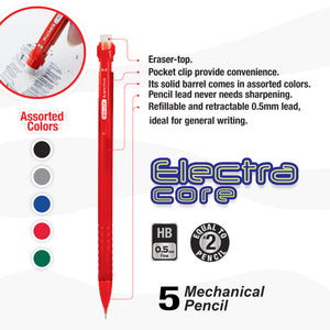 0.5 mm Electra Core Mechanical Pencil (5/Pack)