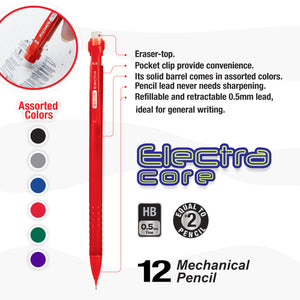 0.5 mm Electra Core Mechanical Pencil (12/Pack)