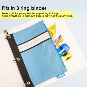 Pencil Pouch 3-Ring - Bright Color