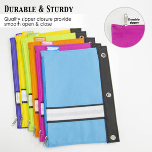 Pencil Pouch 3-Ring - Bright Color