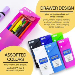 Slider Pencil Case - Bright Color