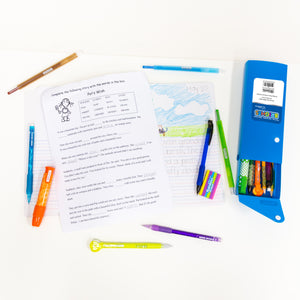 Slider Pencil Case - Bright Color