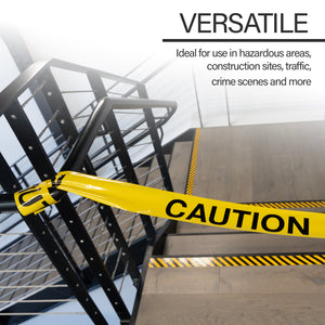 3" X 100 Feet Yellow "Caution" Barricade Tape