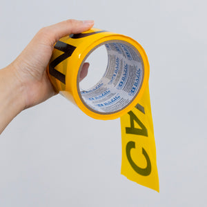 3" X 100 Feet Yellow "Caution" Barricade Tape