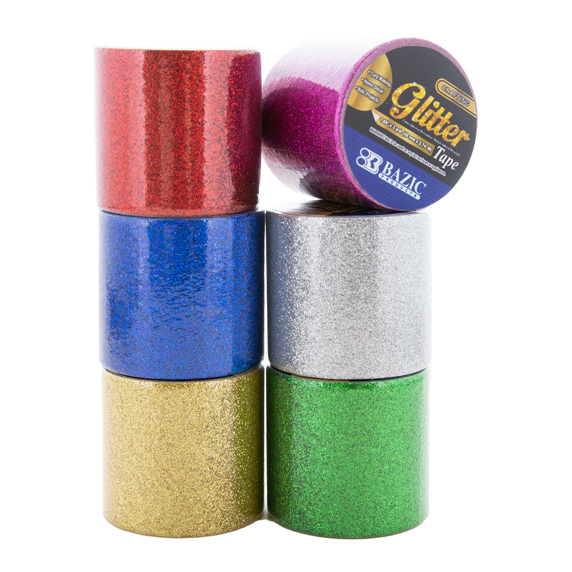 10 pcs Glitter Washi Tape – Totochie