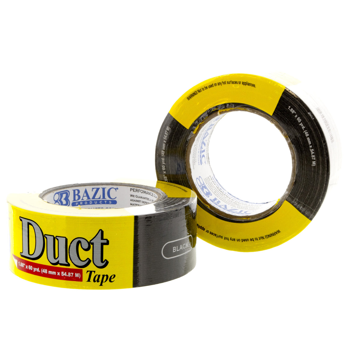 1.88" X 60 Yards Black Duct Tape