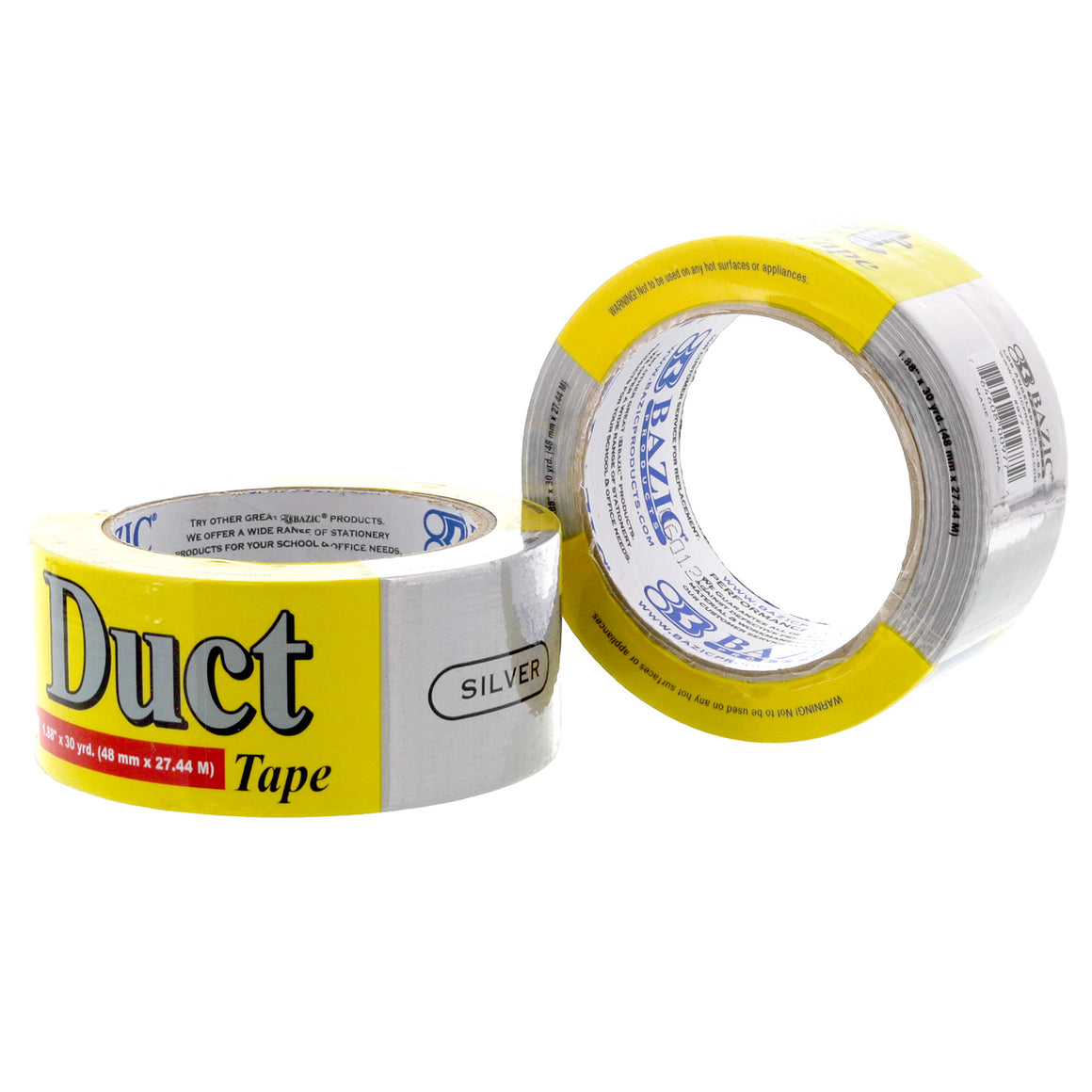 1.88" X 30 Yards Silver Duct Tape