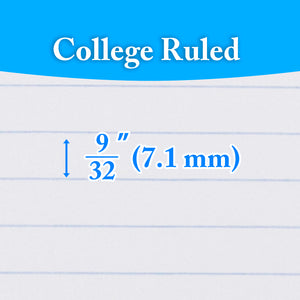 Notebook Spiral C/R 3-Subject 9.5" X 5.75" 120 Ct.