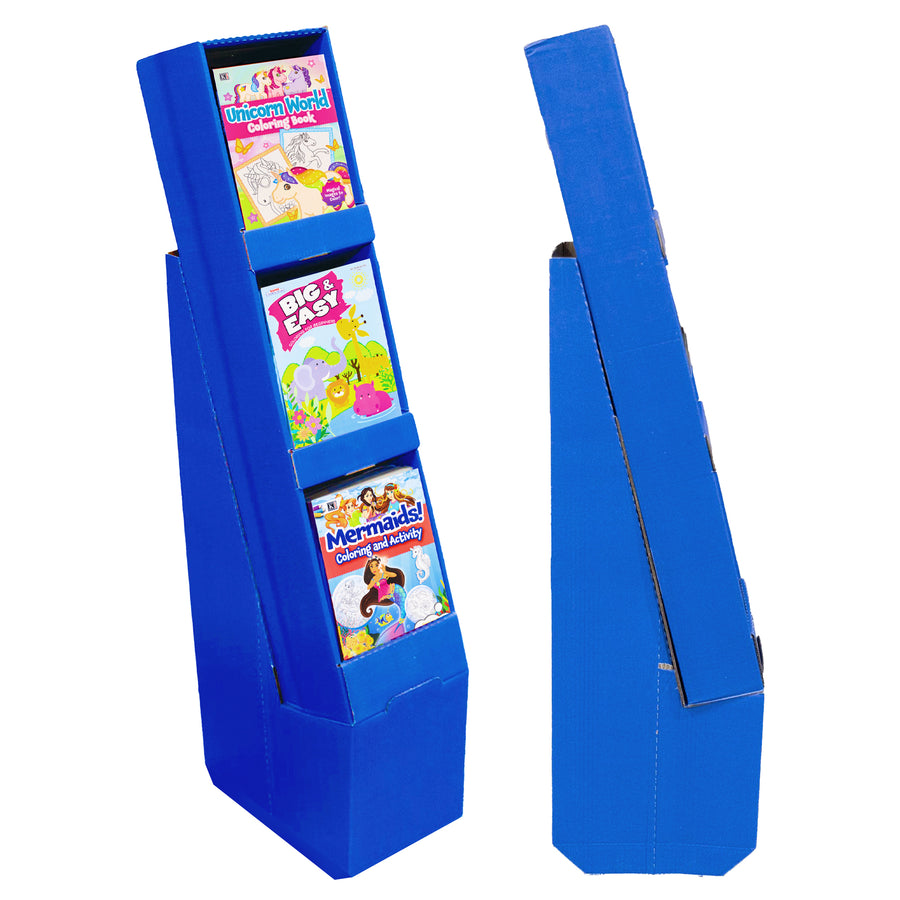 3-Slot Tower Display of Coloring Books