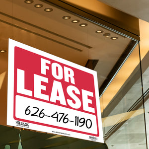 12" X 16" For Lease Sign