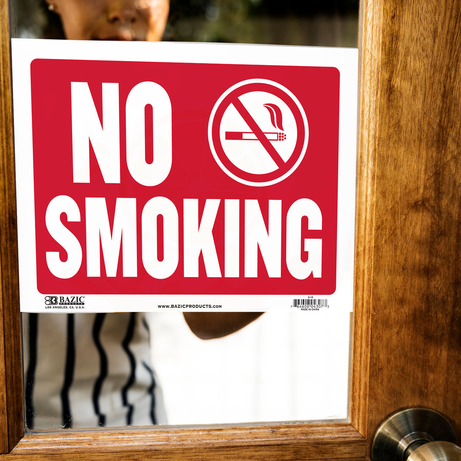 9" X 12" No Smoking Sign