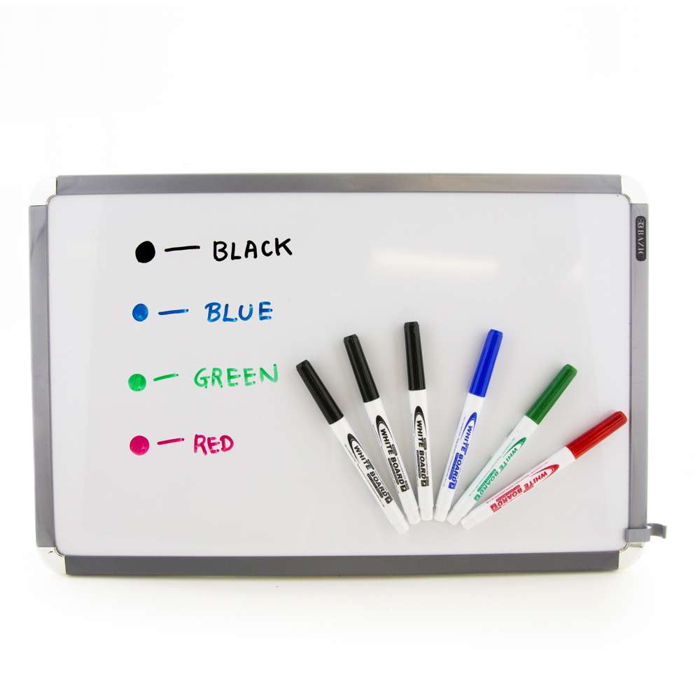  Dry Erase Markers for Whiteboard – Ultra Fine Tip White Board  Markers – Dual Tip, Pastel Colors - Fine Point Erasable Markers - 12 Set :  Office Products
