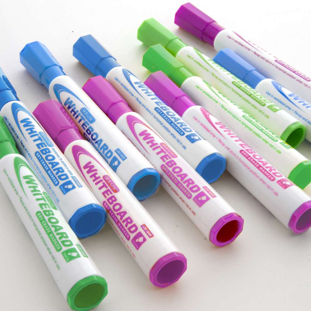 3 X 3PK Washable Dry Erase markers Bright Colors Quick Dry Durable