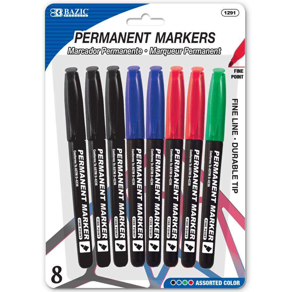 SHARPIE Fine Permanent Markers - Metallic, Pastel, Black & Assorted Colours