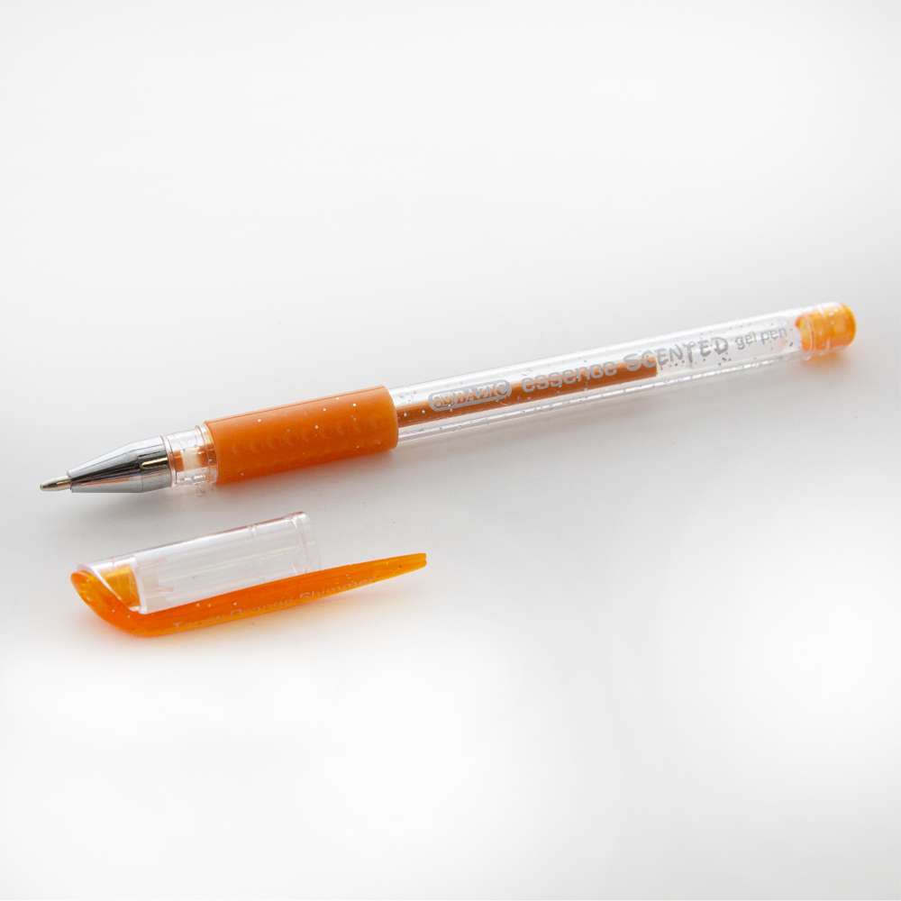 BAZIC 24 Scented Glitter Neon Metallic Gel Pen, Comfort Grip (24/Pack),  1-Pack