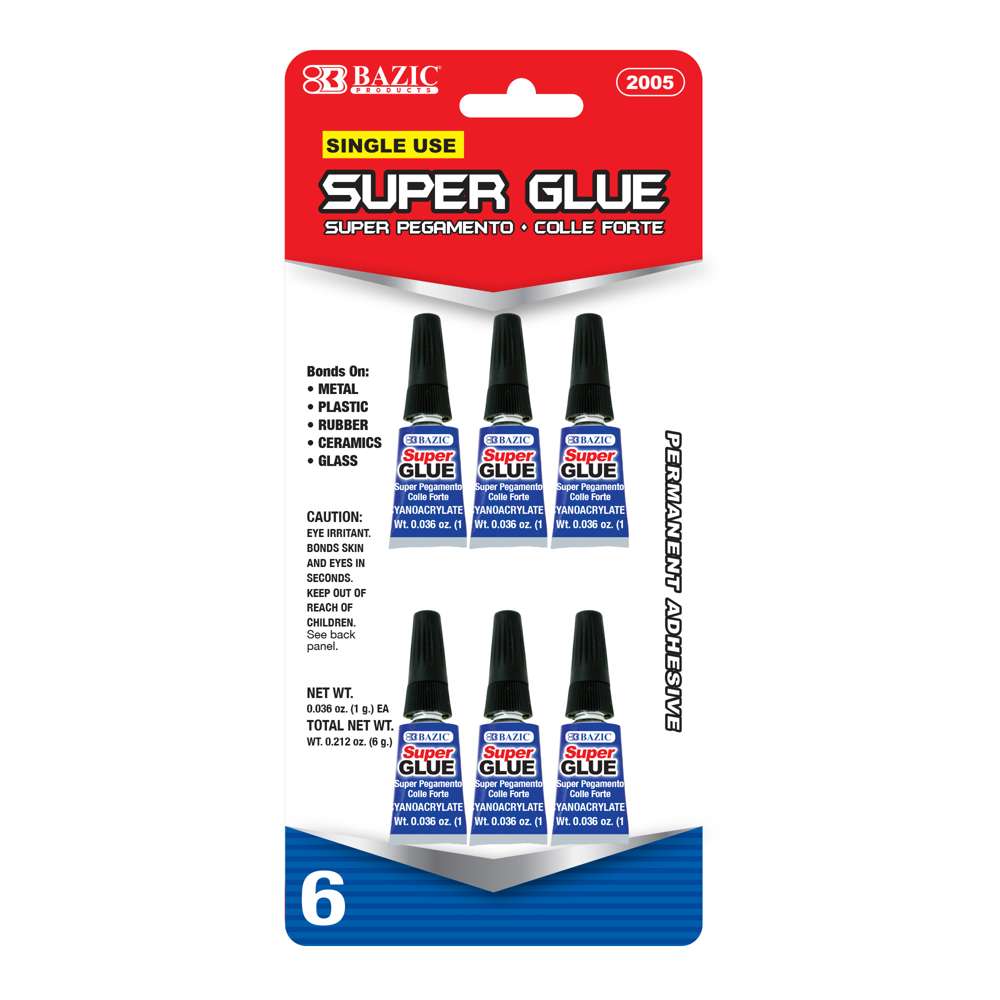 Krazy Glue Instant All Purpose Single Use Tubes 4 ea