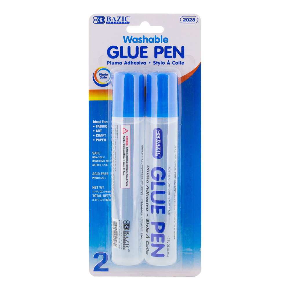 Multifunction Glue Squeeze Roll Pen 2 Way Craft Stick Pen Safe