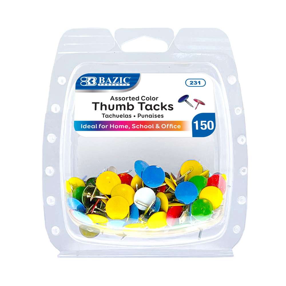 TEHAUX 30pcs Thumbtack Compact Thumb Tacks Replaceable Thumb Tacks