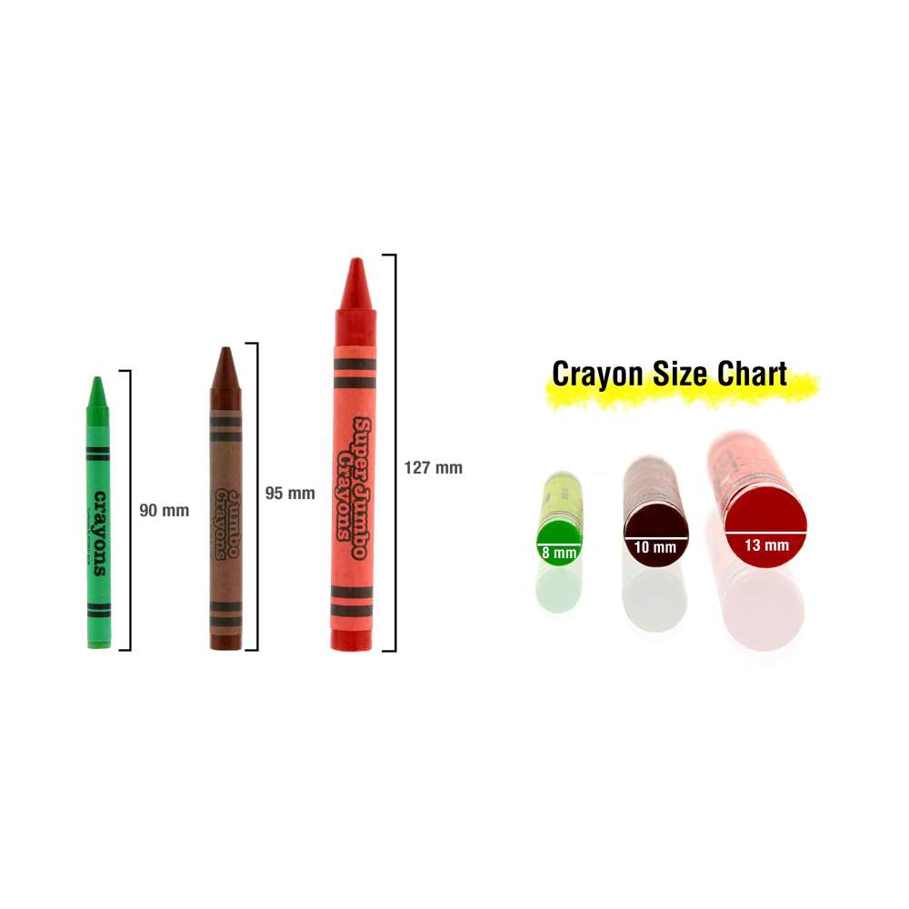 Original Colors Jumbo Beeswax Crayons 12 Pack – World of Mirth