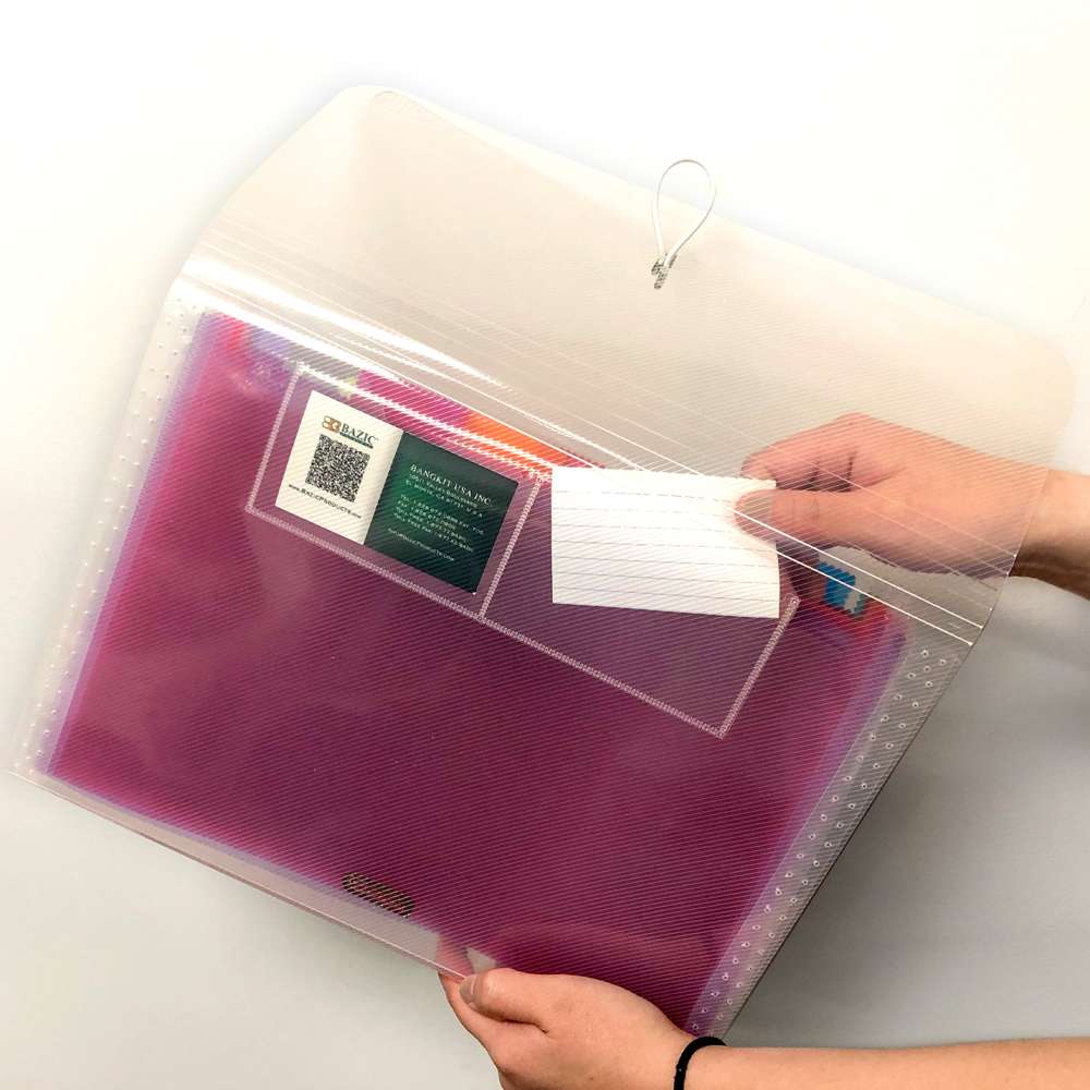 Relax File Bag A4 Document Envelope Folder , Clear Transparent Storage Bag  Set of 10 in assorted color : Amazon.in: Office Products