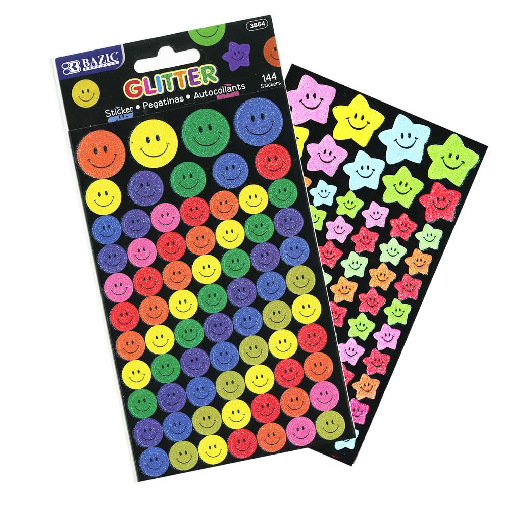BAZIC Foil Star Label Custom Sticker, Color-Code Labels (432/Pack),  24-Packs 