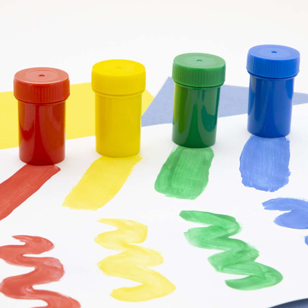  Kids Paint Washable Paint for Kids Non Toxic Paint for Toddlers  Washable - Finger Paint Paper for Painting Kids Washable Paint Set Brushes