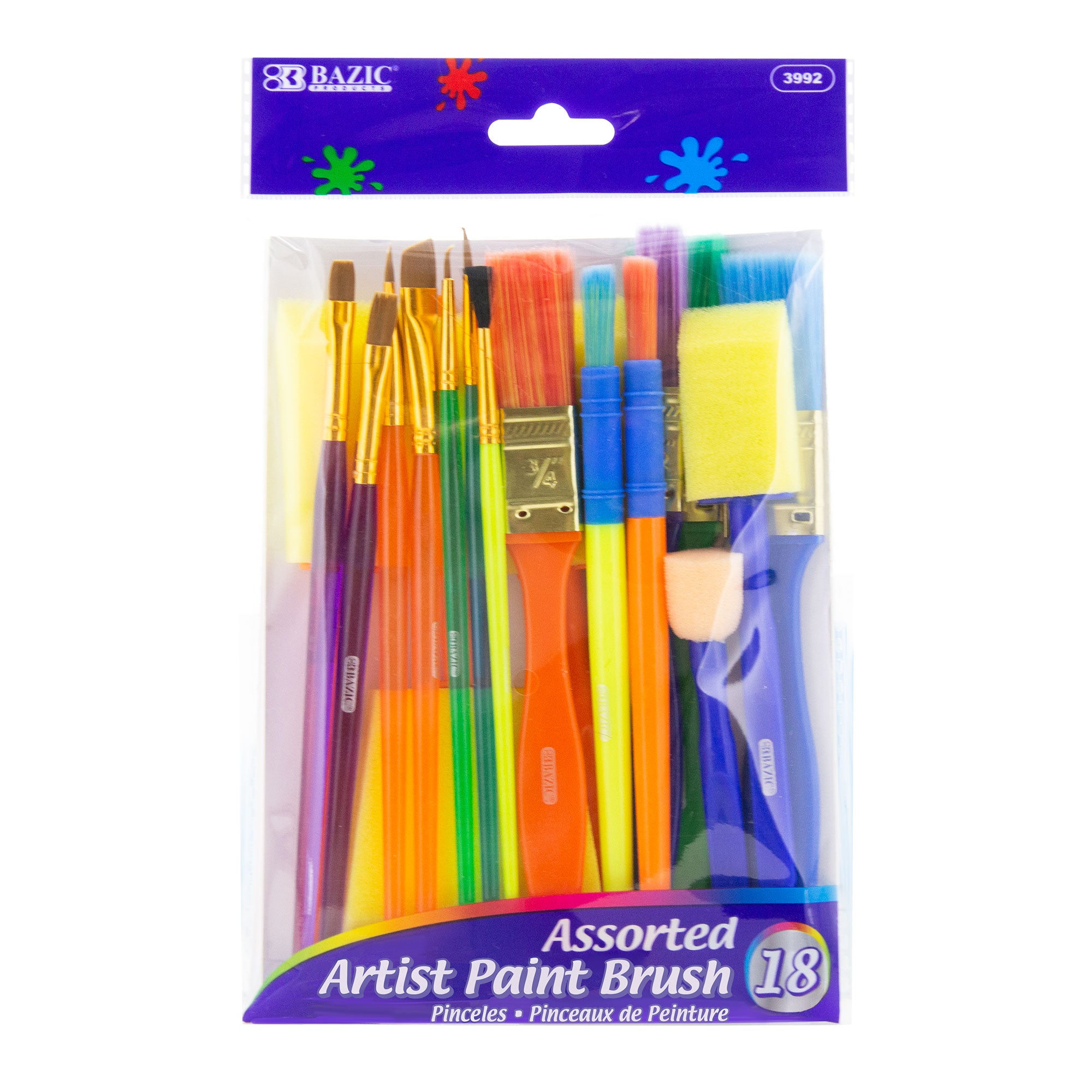 Crayola Washable Watercolor Pans with Plastic Handled Brush, 24 Colors, 3  Sets
