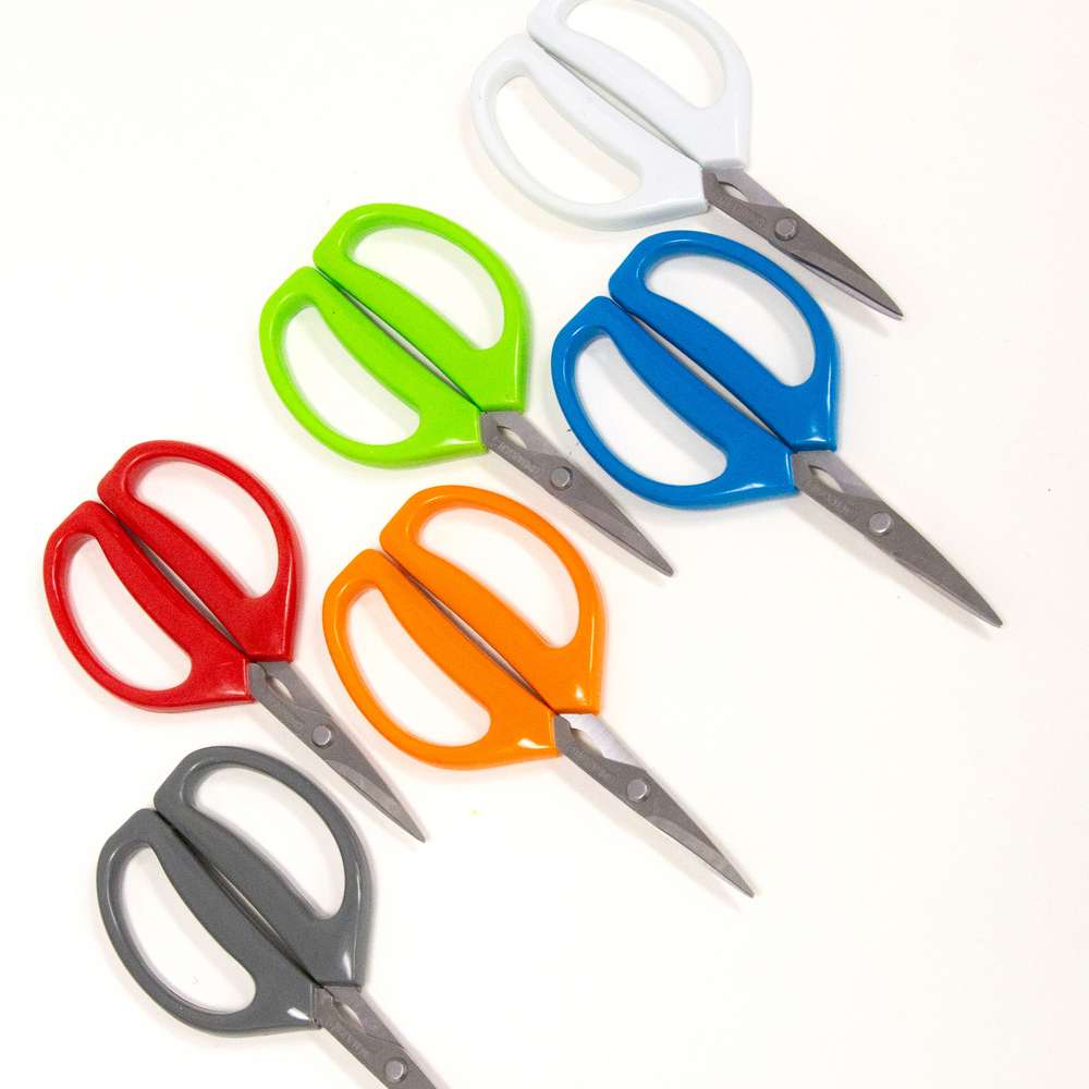  Scissors Set of 6-Pack, 8 Scissors All Purpose Comfort-Grip  Handles Sharp Scissors for Office Home School Craft Sewing Fabric Supplies,  High/Middle School Student Teacher Scissor, Right/Left Hand : Arts, Crafts 