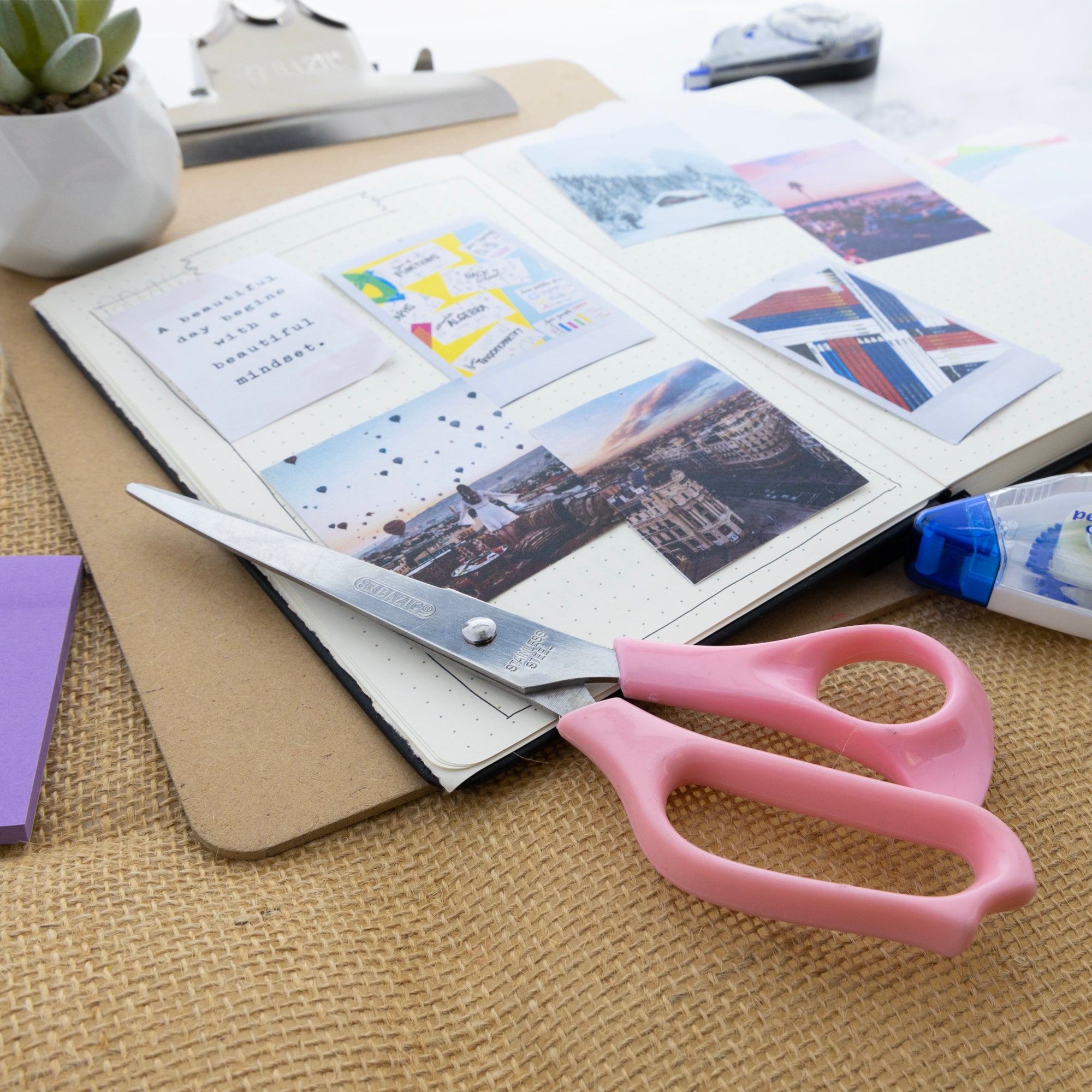 Office Scissors 8 Pastel Soft Grip Multipurpose