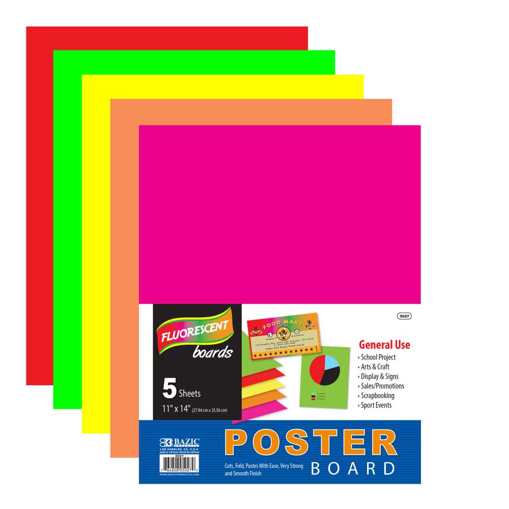  Poster Board, White Poster Paper 11x14, White Poster Board,  Poster Board Bulk, Posteboard, School Supplies