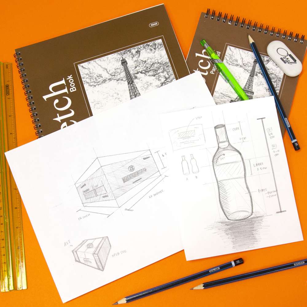 10 Set 9 x 12 Inches 40 Sheets Premium Quality Sketch Book Paper Pad Art Drawing